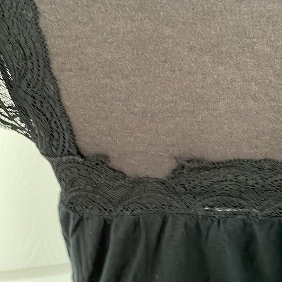 Sexy black lace romper shorts black EBERJEY - Picture 3 of 4